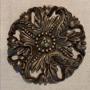 Carved Decorative Rosette Appliqués (Set of 6)